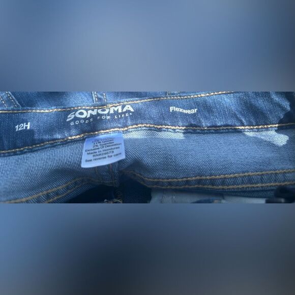 Kids Denim Jeans EPC Sonoma Straight Flexwear Size 12 H Adjustable Waistband - Picture 4 of 5